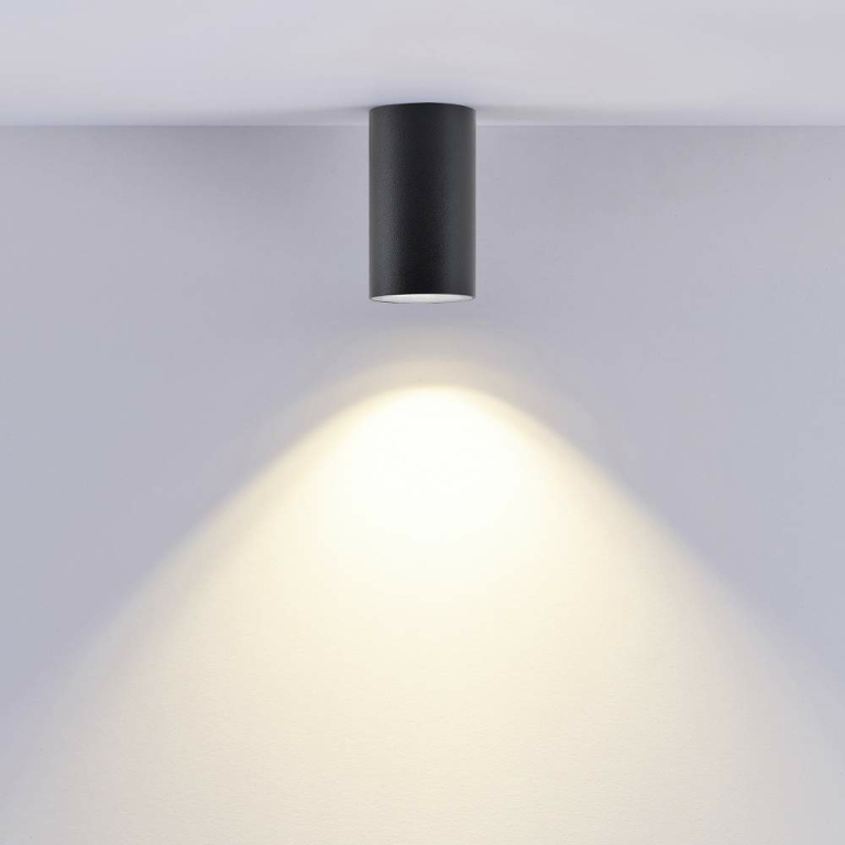 Deko-Light Can IP44, 1x 7,5 W GU10, Schwarz