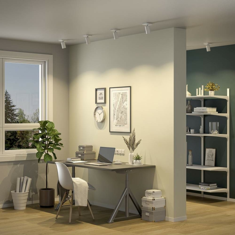 Deko-Light Can Tilt eckig, 1x 7,5 W GU10, Weiß