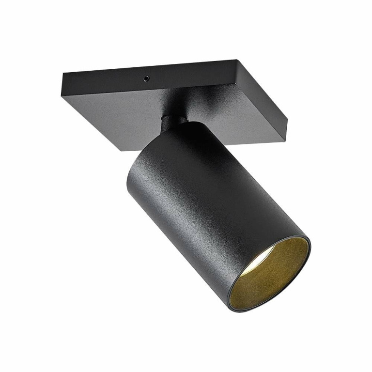 Deko-Light Can Tilt eckig, 1x 7,5 W GU10, Schwarz