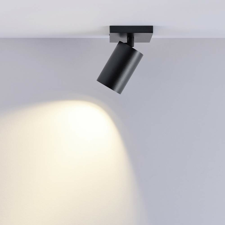 Deko-Light Can Tilt eckig, 1x 7,5 W GU10, Schwarz