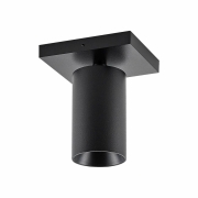 Can Tilt eckig, 1x 7,5 W GU10, Schwarz