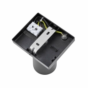 Can Tilt eckig, 1x 7,5 W GU10, Schwarz
