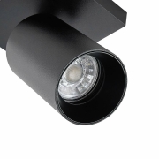 Can Tilt eckig, 1x 7,5 W GU10, Schwarz