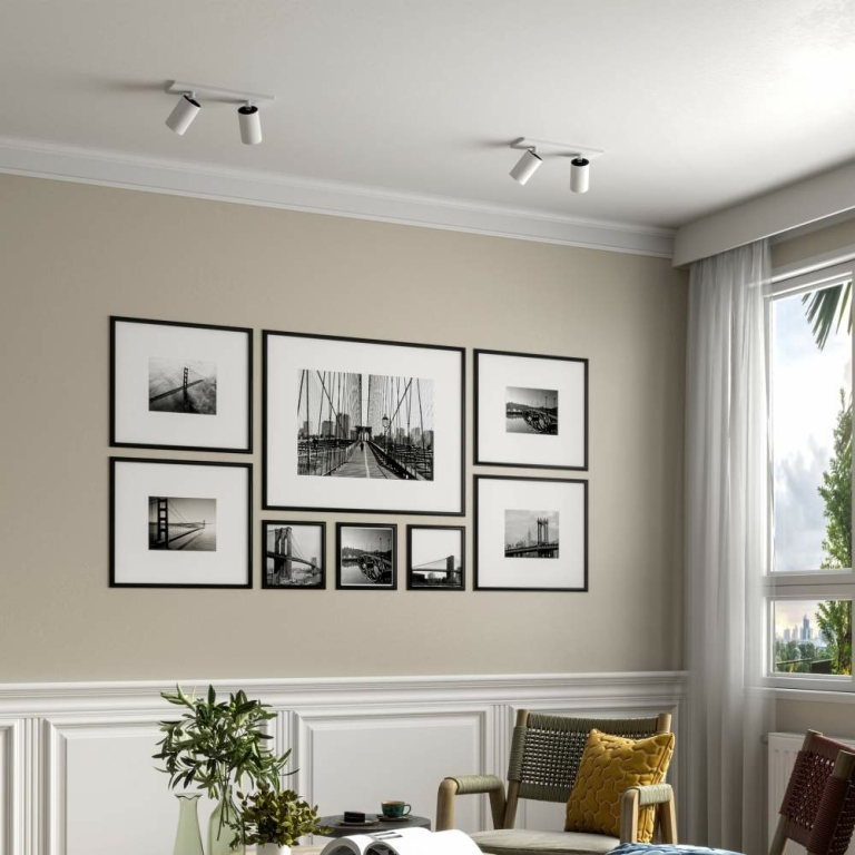 Deko-Light Can Tilt eckig, 2x 7,5 W GU10, Weiß