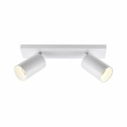 Can Tilt eckig, 2x 7,5 W GU10, Weiß