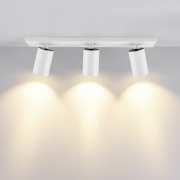 Can Tilt eckig, 3x 7,5 W GU10, Weiß