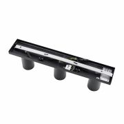Can Tilt eckig, 3x 7,5 W GU10, Schwarz