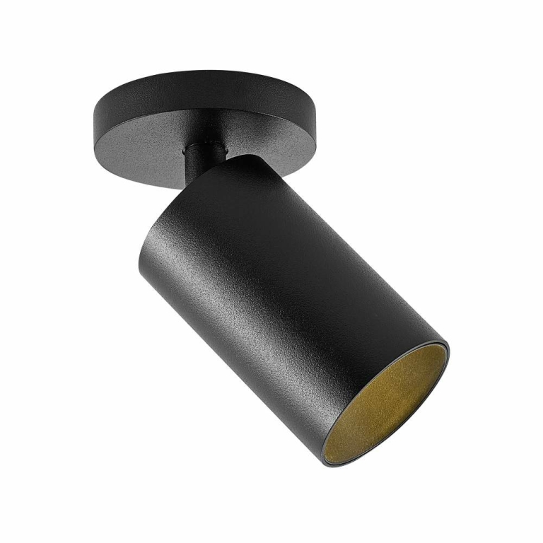 Deko-Light Can Tilt rund, 1x 7,5 W GU10, Schwarz