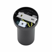 Can Tilt rund, 1x 7,5 W GU10, Schwarz