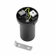 Can Tilt rund, 1x 7,5 W GU10, Schwarz