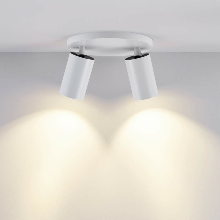 Deko-Light Can Tilt rund, 2x 7,5 W GU10, Weiß