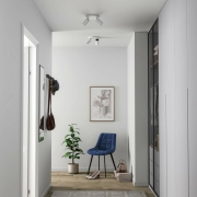 Can Tilt rund, 2x 7,5 W GU10, Weiß