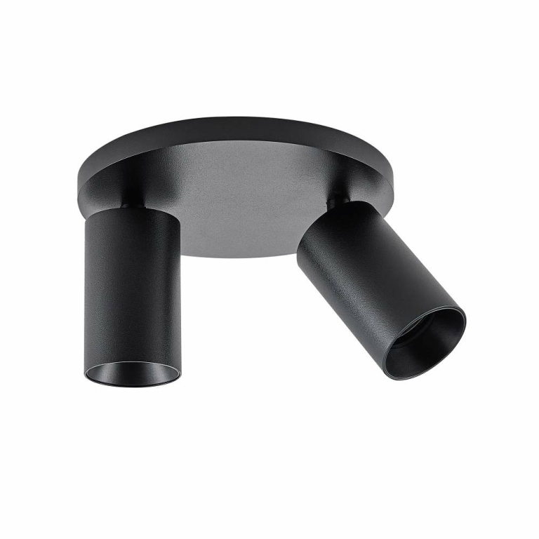 Deko-Light Can Tilt rund, 2x 7,5 W GU10, Schwarz