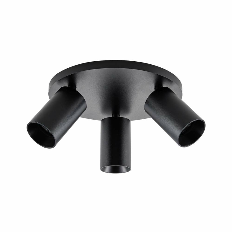 Deko-Light Can Tilt rund, 3x 7,5 W GU10, Schwarz