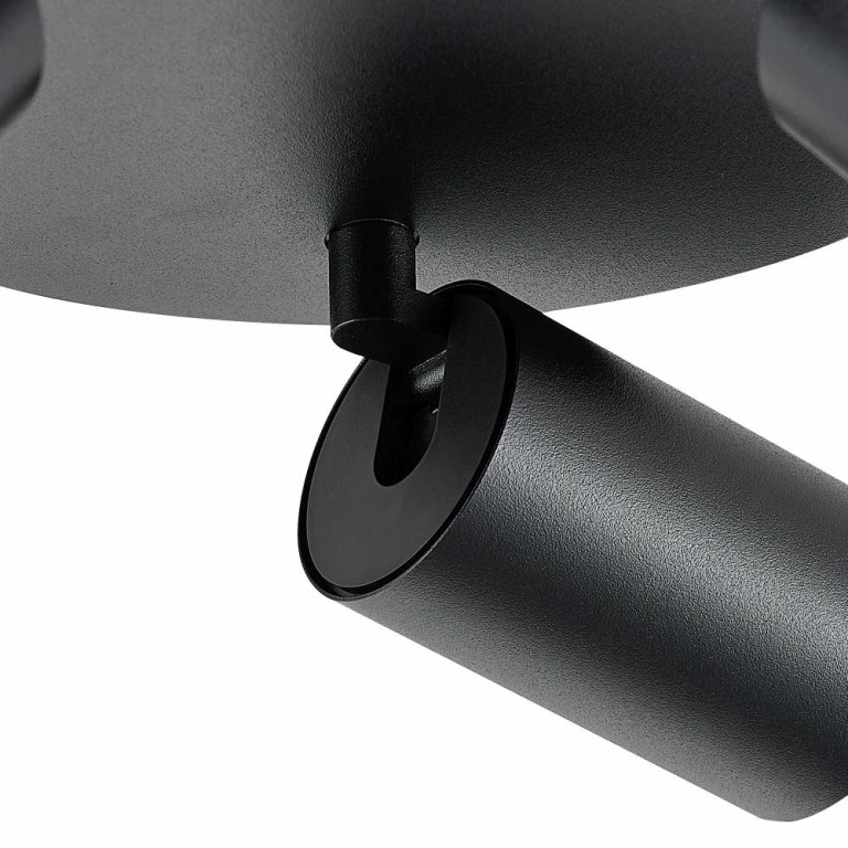 Deko-Light Can Tilt rund, 3x 7,5 W GU10, Schwarz