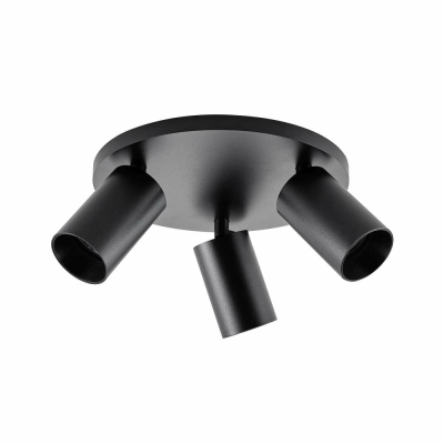 Deko-Light Can Tilt rund, 3x 7,5 W GU10, Schwarz