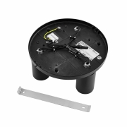 Can Tilt rund, 3x 7,5 W GU10, Schwarz