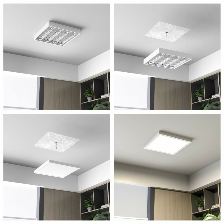 Deko-Light Pro Office Sano 625, 35W, DALI, 3000/4000K, weiß