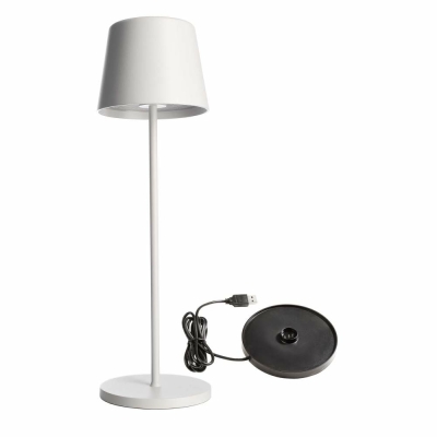 Deko-Light Set Canis Weiß + Ladesockel