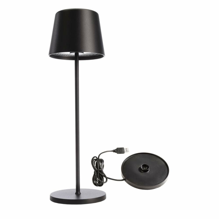 Deko-Light Set Canis Schwarz + Ladesockel