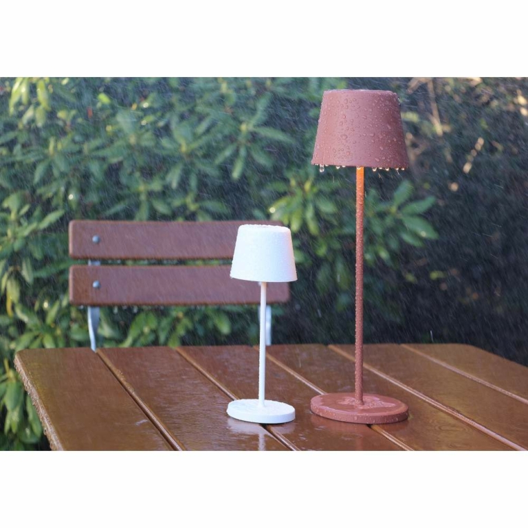 Deko-Light Set Canis Mini Graugrün + Ladesockel