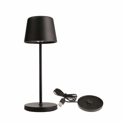 Deko-Light Set Canis Mini Schwarz + Ladesockel