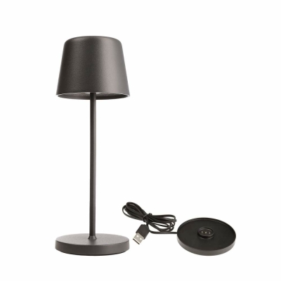 Deko-Light Set Canis Mini Grau + Ladesockel