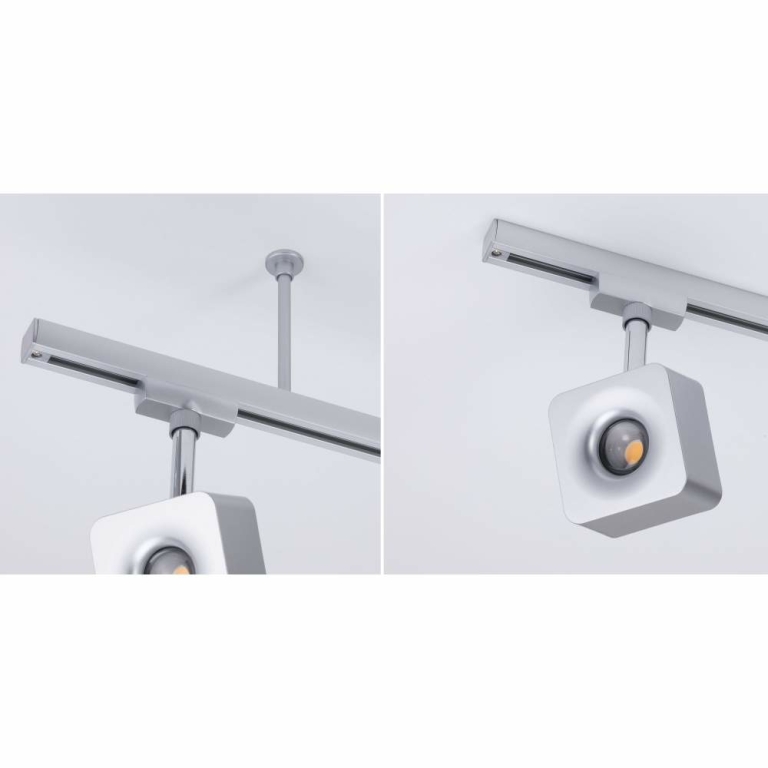 Paulmann URail Zubehör Schienenabhängung 105mm Chrom matt