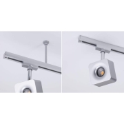 URail Zubehör Schienenabhängung 105mm Chrom matt