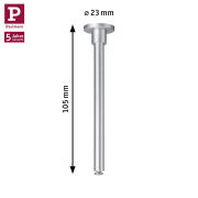 URail Zubehör Schienenabhängung 105mm Chrom matt