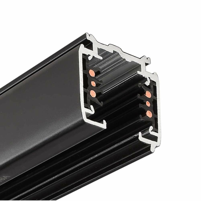 Deko-Light D Line DALI Aufbaustromschiene 1m, schwarz