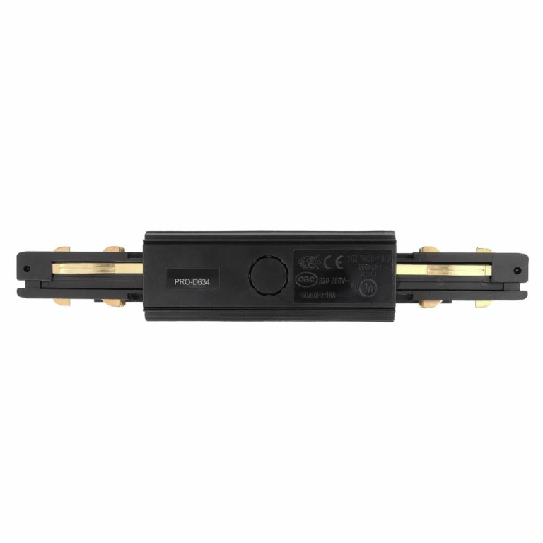 Deko-Light D Line DALI elektr. Längsverbinder mit Einspeisem. li-re, schwarz