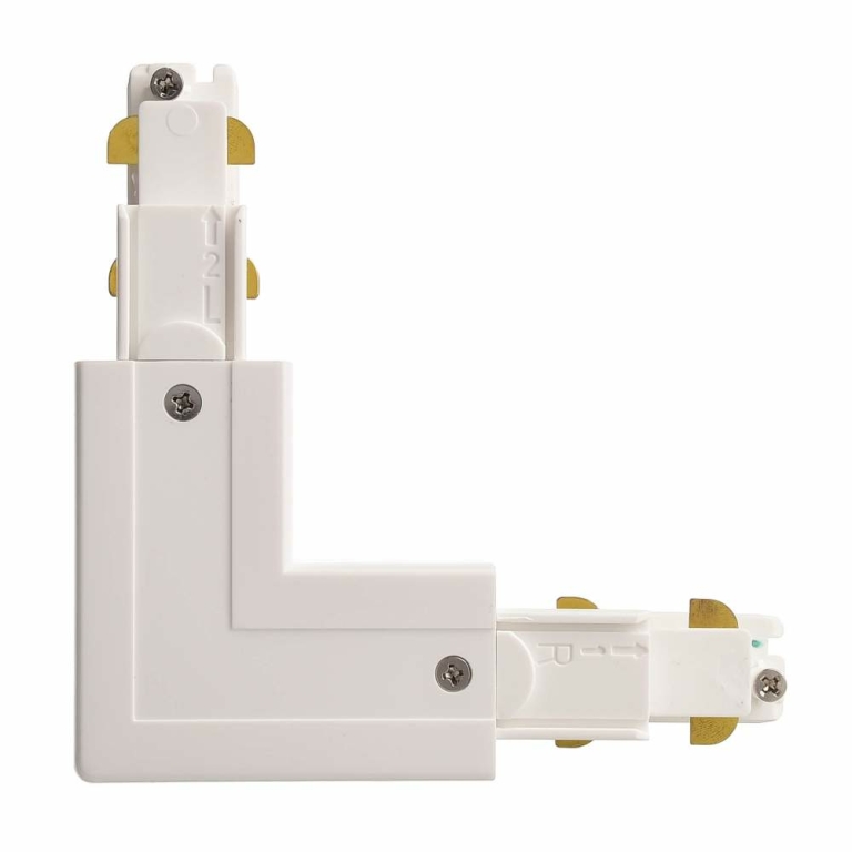 Deko-Light D Line DALI 90°-Verbinder links-rechts mit Wechselmechanik, weiß