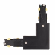 D Line DALI 90°-Verbinder links-rechts mit Wechselmechanik, schwarz