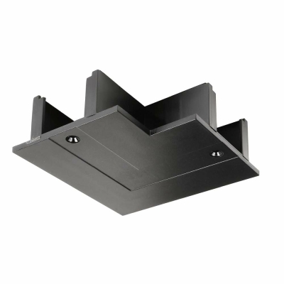 Deko-Light D Line DALI Einbau-Abdeckblende 90°-Verbinder, schwarz