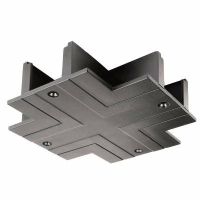 Deko-Light D Line DALI Einbau-Abdeckblende X-Verbinder, schwarz