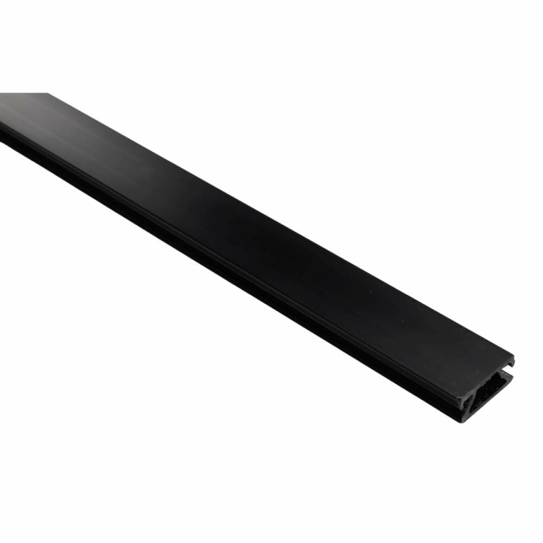 Deko-Light D-One Abdeckblende Aufbaustromschiene, 1m, schwarz