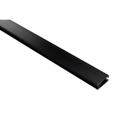 Deko-Light D-One Abdeckblende Aufbaustromschiene, 1m, schwarz