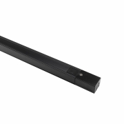 D-One Abdeckblende Aufbaustromschiene, 1m, schwarz