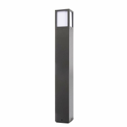 Facado II eckig opal 650mm, 1x max 20 W, E27, Grau