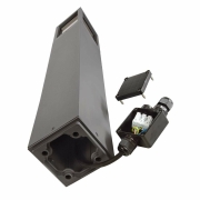 Facado II eckig getönt 1000mm, 1x max 20 W, E27, Grau