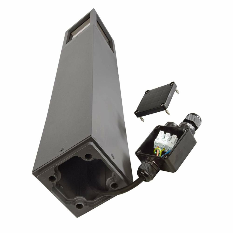 Deko-Light Facado II eckig opal 1000mm, 1x max 20 W, E27, Grau