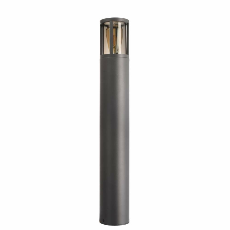 Deko-Light Facado II rund getönt 650mm, 1x max 20 W, E27, Grau