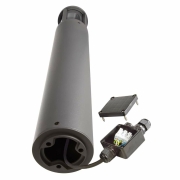 Facado II rund getönt 650mm, 1x max 20 W, E27, Grau
