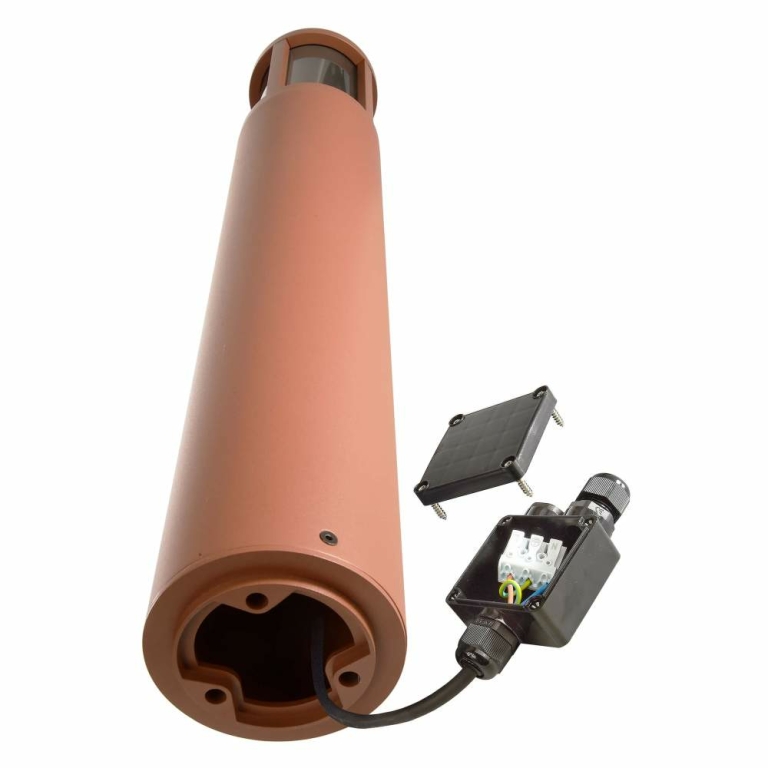 Deko-Light Facado II rund getönt 650mm, 1x max 20 W, E27, Rost