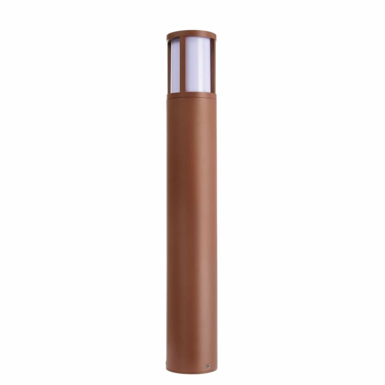 Deko-Light Facado II rund opal 650mm, 1x max 20 W, E27, Rost