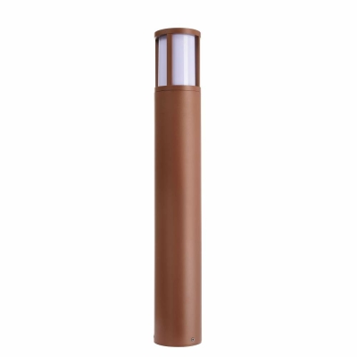Deko-Light Facado II rund opal 650mm, 1x max 20 W, E27, Rost