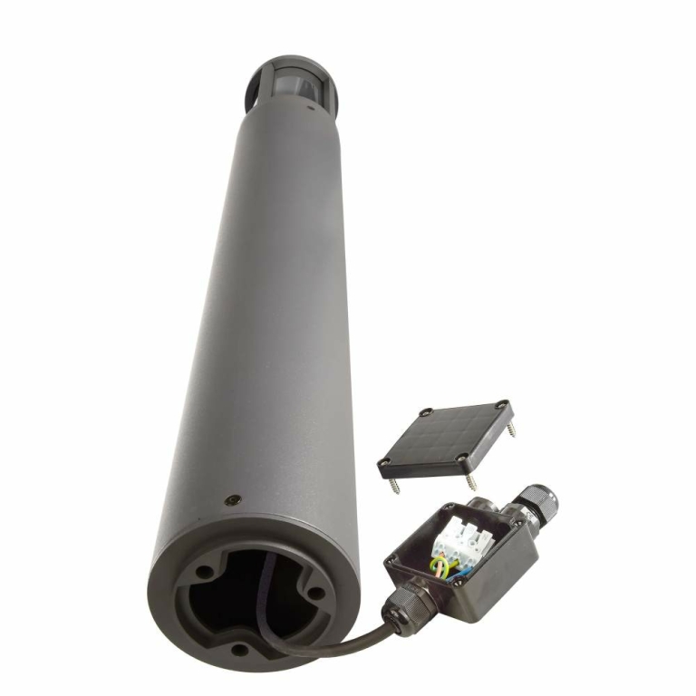 Deko-Light Facado II rund getönt 1000mm, 1x max 20 W, E27, Grau