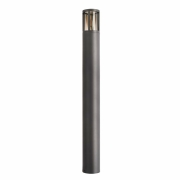 Facado II rund getönt 1000mm, 1x max 20 W, E27, Grau