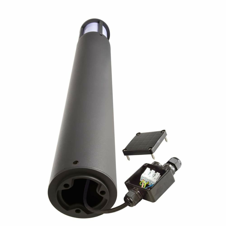 Deko-Light Facado II rund opal 1000mm, 1x max 20 W, E27, Grau